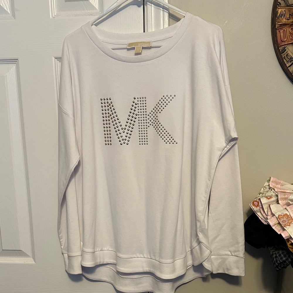 Michael Kors Cream Long Sleeve Shirt